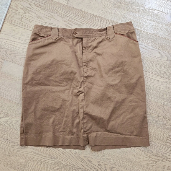 Ralph Lauren khaki skirt 22 - Picture 1 of 5